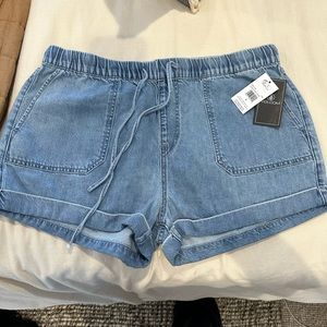 Denim shorts